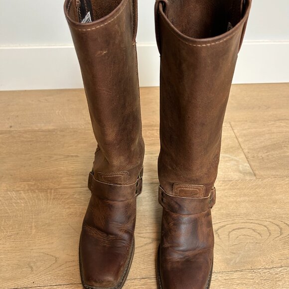 Frye Brown Heeled Boots - Picture 2 of 9